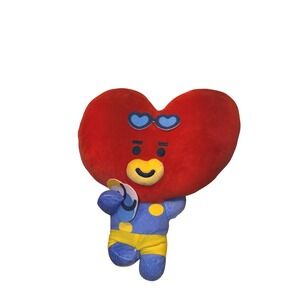 NEW BT21 Bon Voyage Tata 15in Plush BTS Line Friends V Character Heart 15"
